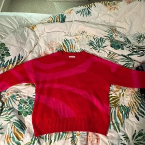 Red and Pink Sweater